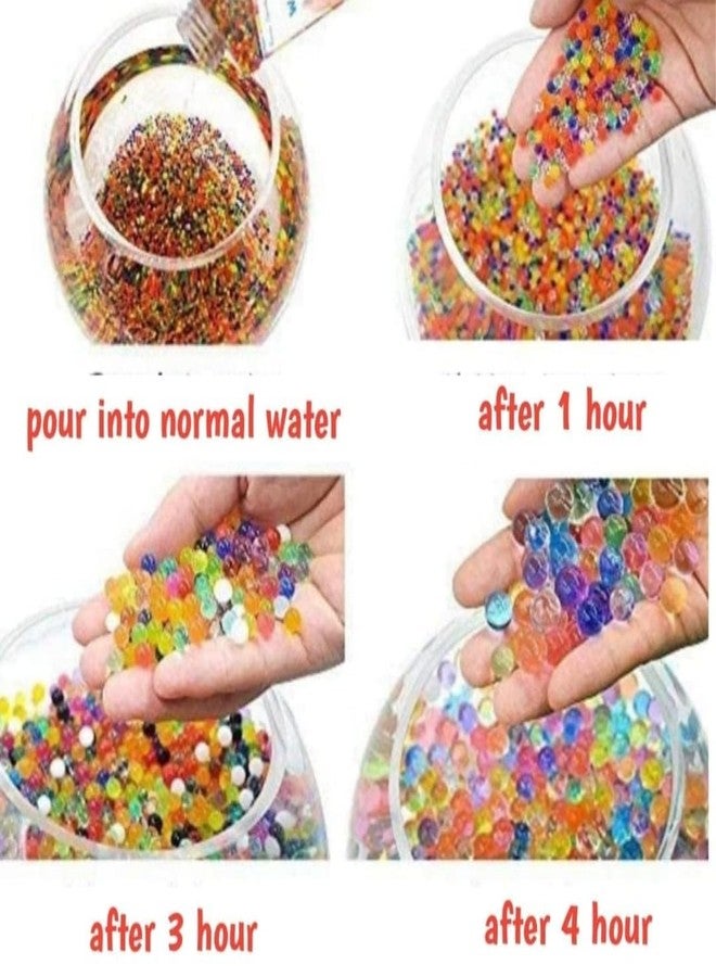 ROCK WORLD 4 Grams Polymer Jelly Beads (Multicolour) - Super Absorbent Polymer Jelly Balls - Magic Water Crystal Jelly Balls - Water Ball - Jelly Water Beads for Plants - Image 2